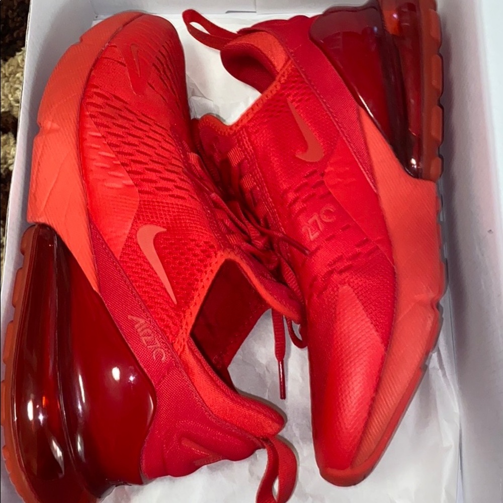 Nike red sneakers